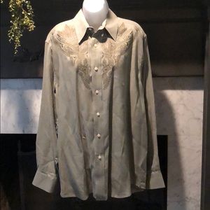 Men’s Lucky Brand Button Down Large Shirt